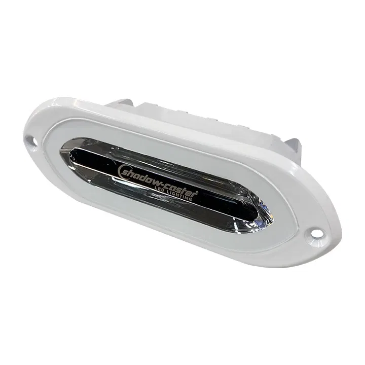 SCM-SLF-CC-WH – SHADOW-CASTE Boat Deck Light, Interior Flush Mount 24 Watt 10 To 30 Volts 2200 Lumens Output RGB LED ...